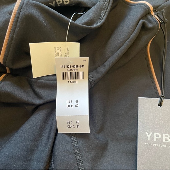 NWT Abercrombie YPB sculptLUX Curve Love 7/8 Length Leggings Black Onyx XS - Picture 6 of 8